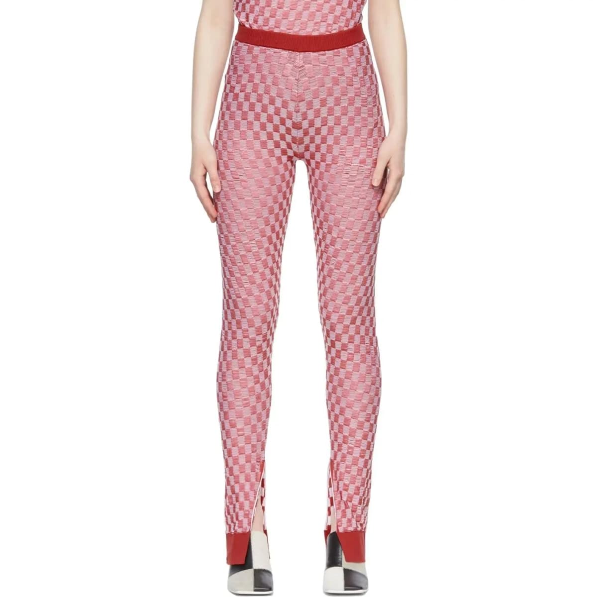 MM6 Maison Margiela Casual Pants Women's Red