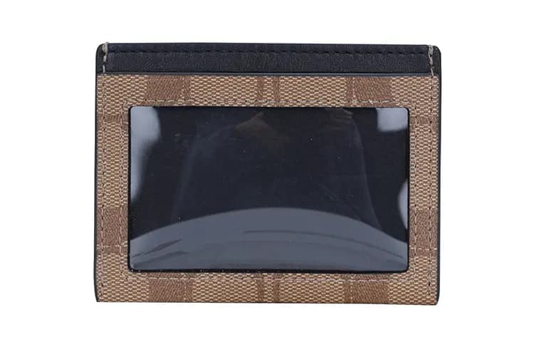COACH Kartqabı Qara/Xaki 3