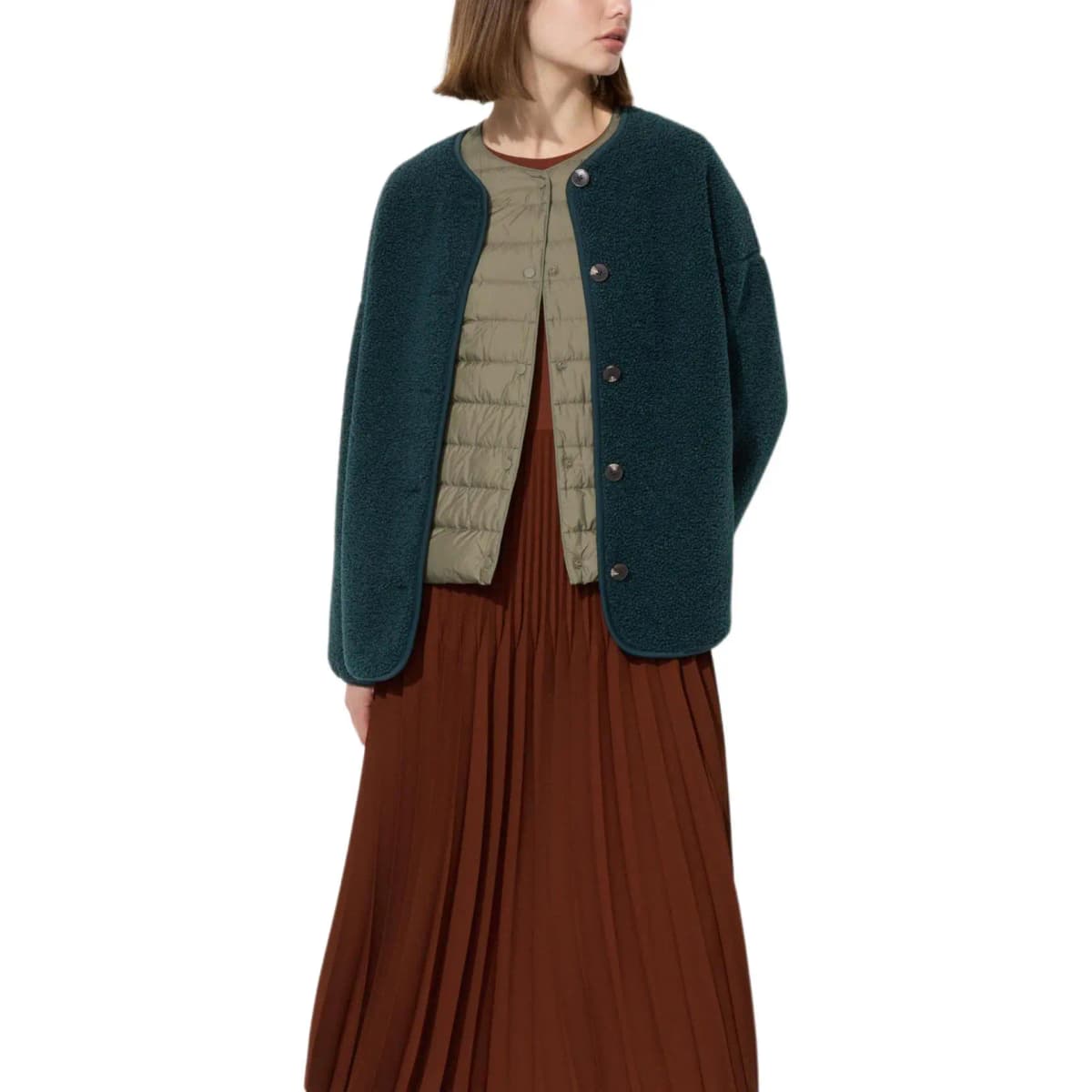 UNIQLO Velvet-feel Coat Women's Jasper