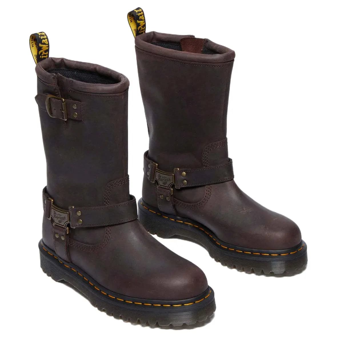 Dr.Martens Yarımboğaz Çəkmə Qadın Qəhvəyi 4