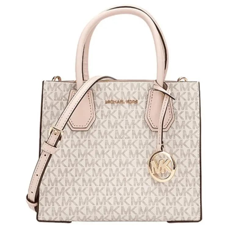 MICHAEL KORS Mercer Dəri Çanta Qadın Çəhrayı