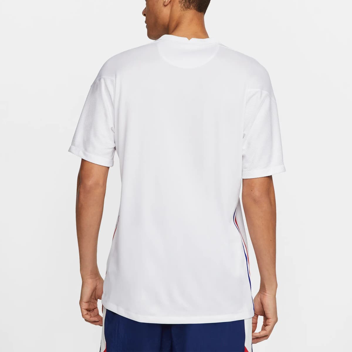 Nike Training Match Short Sleeve Soccer Jersey SW Fan Version 20 Season France Away Men's White 5