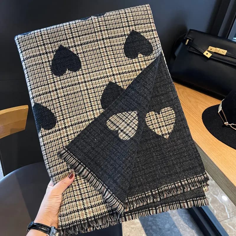 OQD Şərf Qadın Ürək/Kvadrat Naxışlı 4