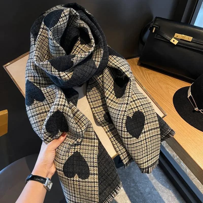 OQD Şərf Qadın Ürək/Kvadrat Naxışlı 2