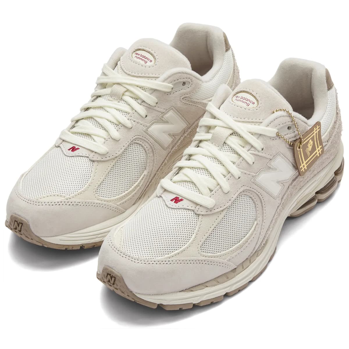 New Balance NB 2002 Unisex İdman Ayaqqabısı Krem 3