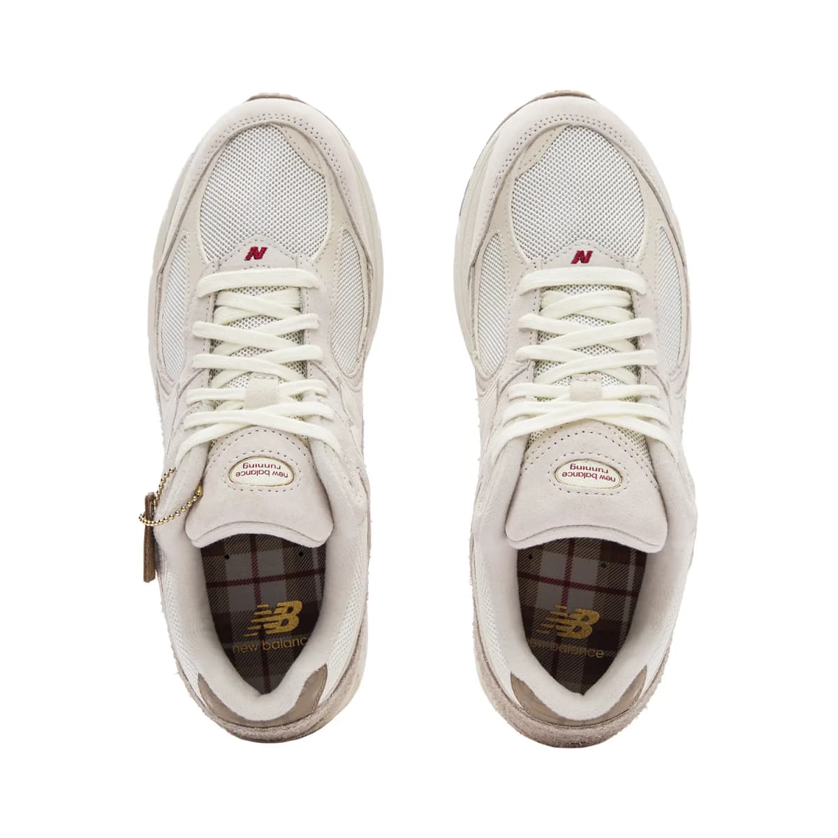 New Balance NB 2002 Unisex İdman Ayaqqabısı Krem 4