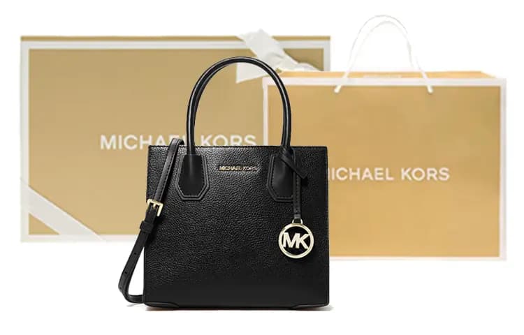 MICHAEL KORS Mercer Dəri Crossbody Çantası 7