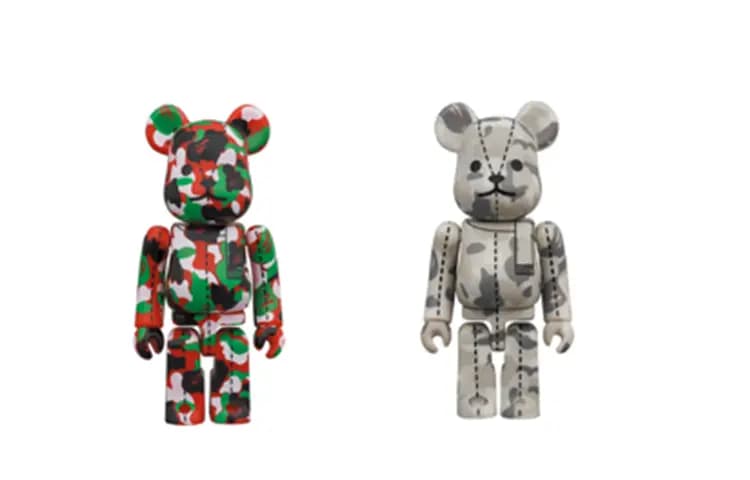 Bearbrick A BATHING APE 28TH ANNIVERSARY BAPE CAMO 100% #2 6