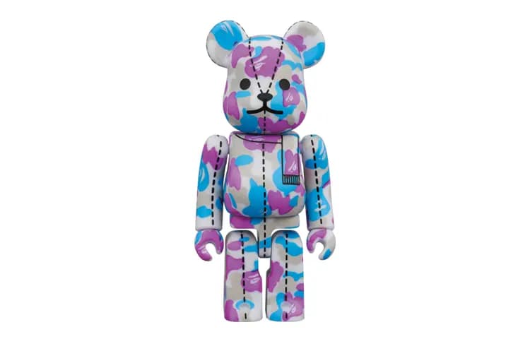 Bearbrick A BATHING APE 28TH ANNIVERSARY BAPE CAMO 100% #2