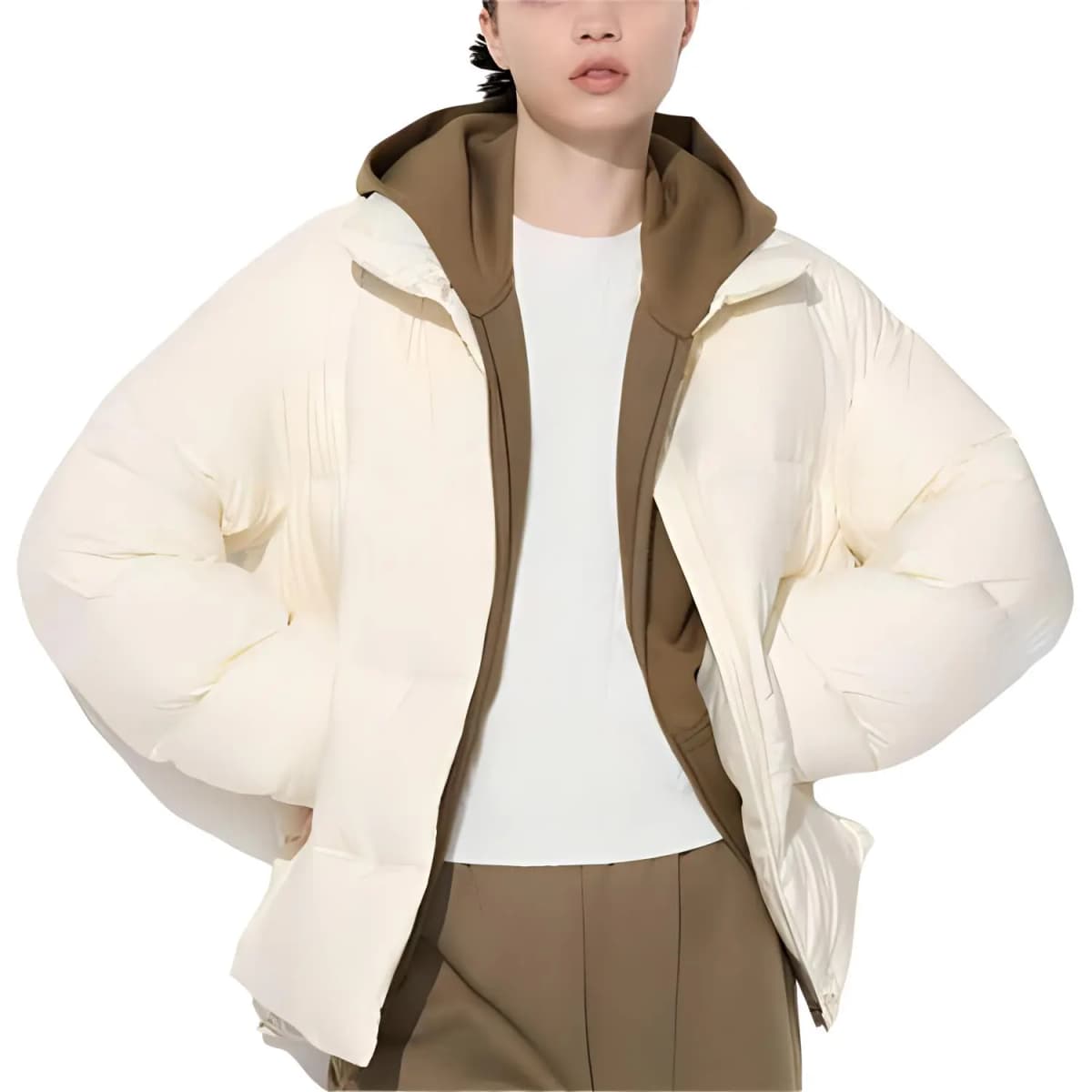 UNIQLO Qadın Puluq Pencəyi Fil Dişi
