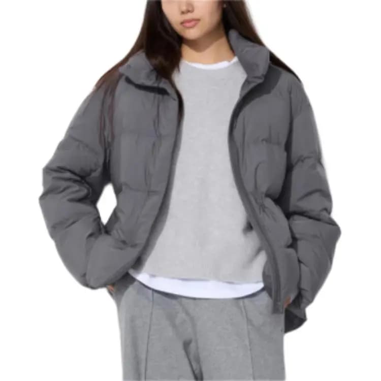 UNIQLO Puxovika Qadın Asphalt Boz 4