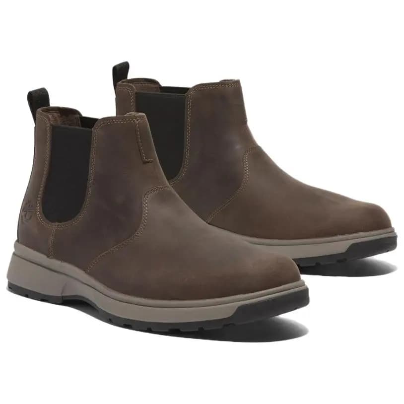 Timberland Chelsea Kişi Çəkməsi Tünd Qəhvəyi 4