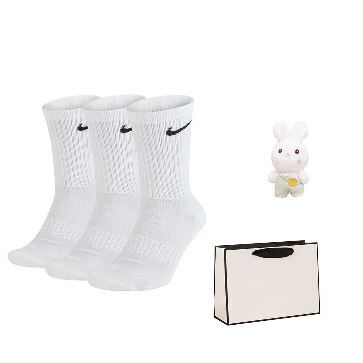 Nike Sports Life Series Unisex Corab Dəsti 3-lü Ağ