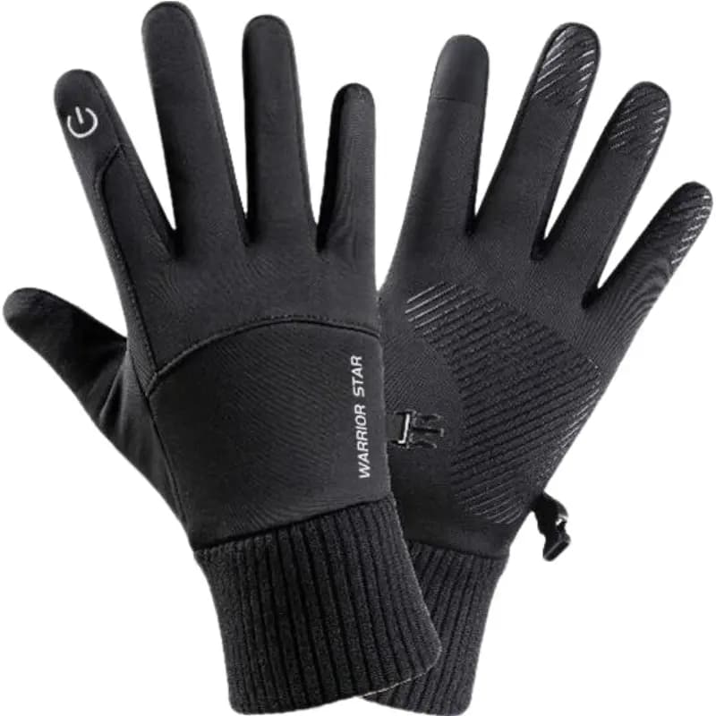 Warrior Coral Fleece Lining Knit Gloves Unisex