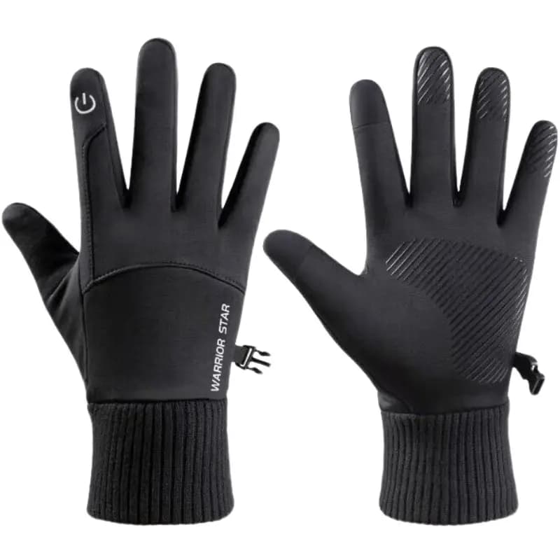 Warrior Coral Fleece Lining Knit Gloves Unisex 2