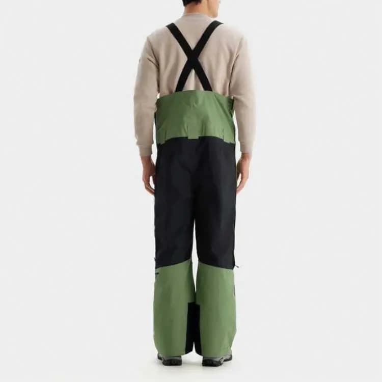 Columbia Comfort Waterproof Insulated Bib Ski Pants Omni-Tech Men's Green 4