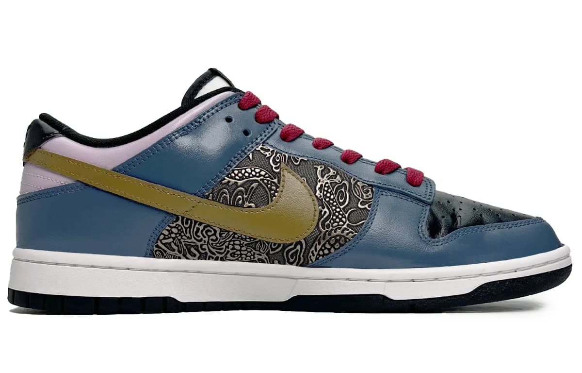 Nike Dunk Uşaq Skeyt Ayaqqabısı Mavi/Qara 2