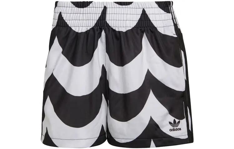 Adidas Originals MARIMEKKO Qadın Şortu Ağ/Qara