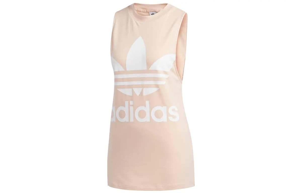 adidas Originals Trefoil Qolsuz İdman Köynəyi Qadın Çəhrayı