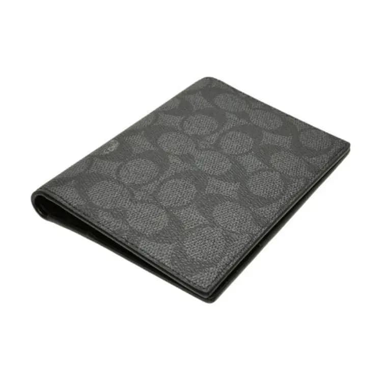 COACH Passport Case 11 Unisex Kart Qabı Qara 4