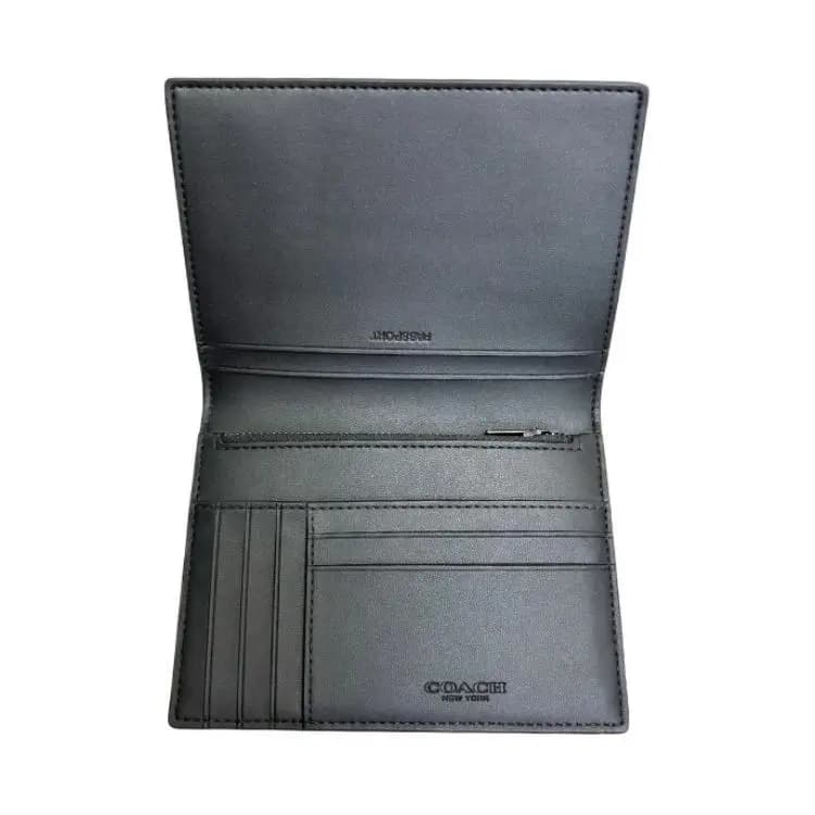 COACH Passport Case 11 Unisex Kart Qabı Qara 5