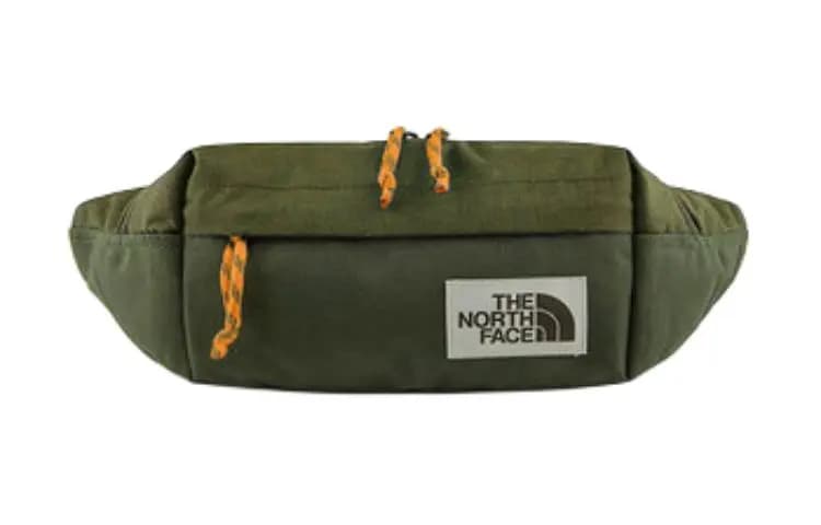 THE NORTH FACE 4L Fanny Pack Outdoor Bag Fabric Army Green Unisex 2