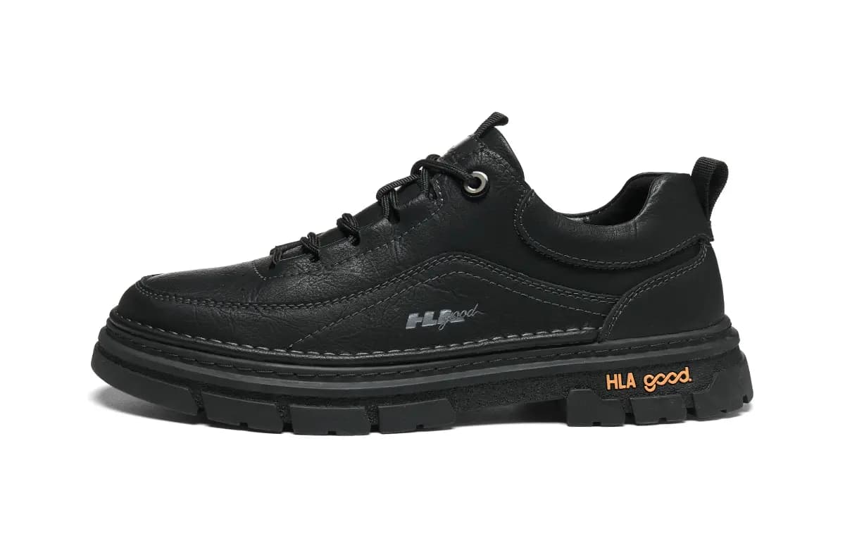 HLA Synthetic Leather Fashion Comfort Casual Versatile Work Boots Men's