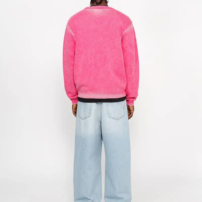 Stussy Faded Cotton Knit Crew 12