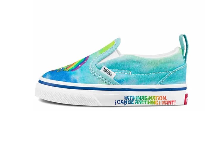 Vans Slip-On SpongeBob SquarePants X Velcro Uşaq Ayaqqabısı