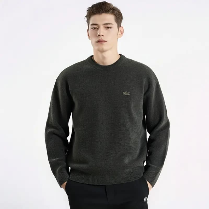LACOSTE Sweater Men's Dark Gray 2