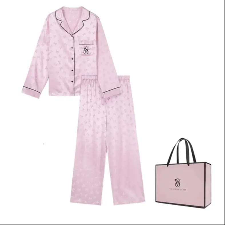 Victoria's Secret THE MIX Qadın Pijama Dəsti Çəhrayı