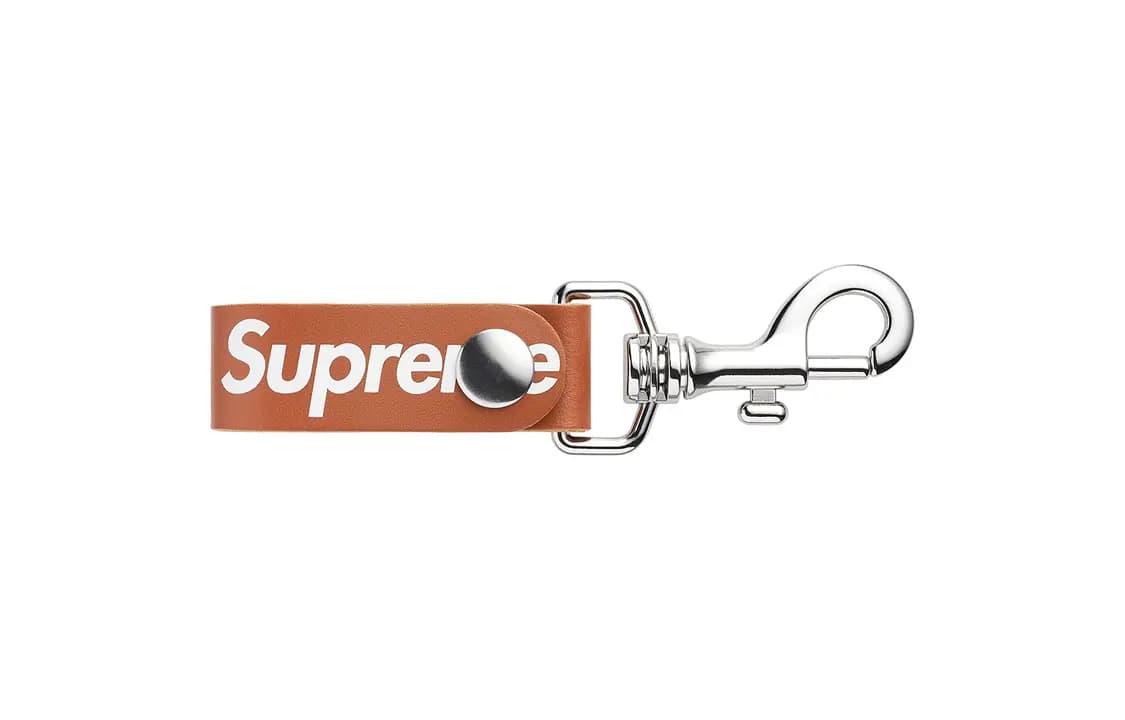 Supreme Leather Key Loop