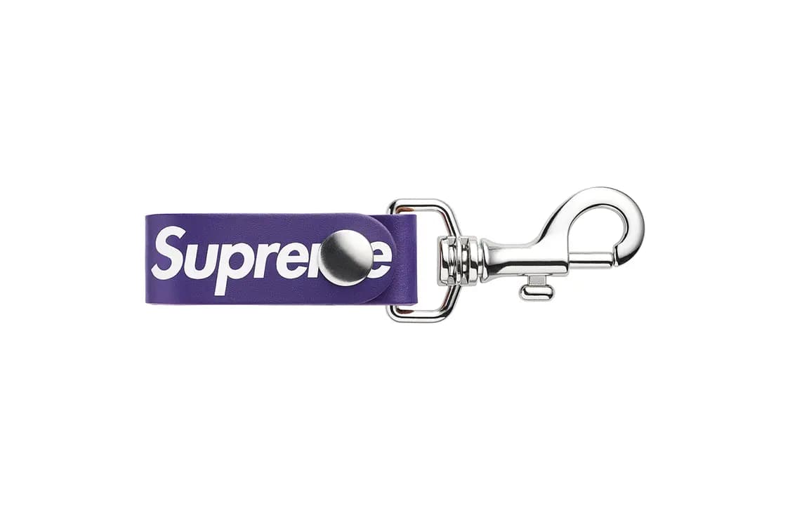Supreme Leather Key Loop 7