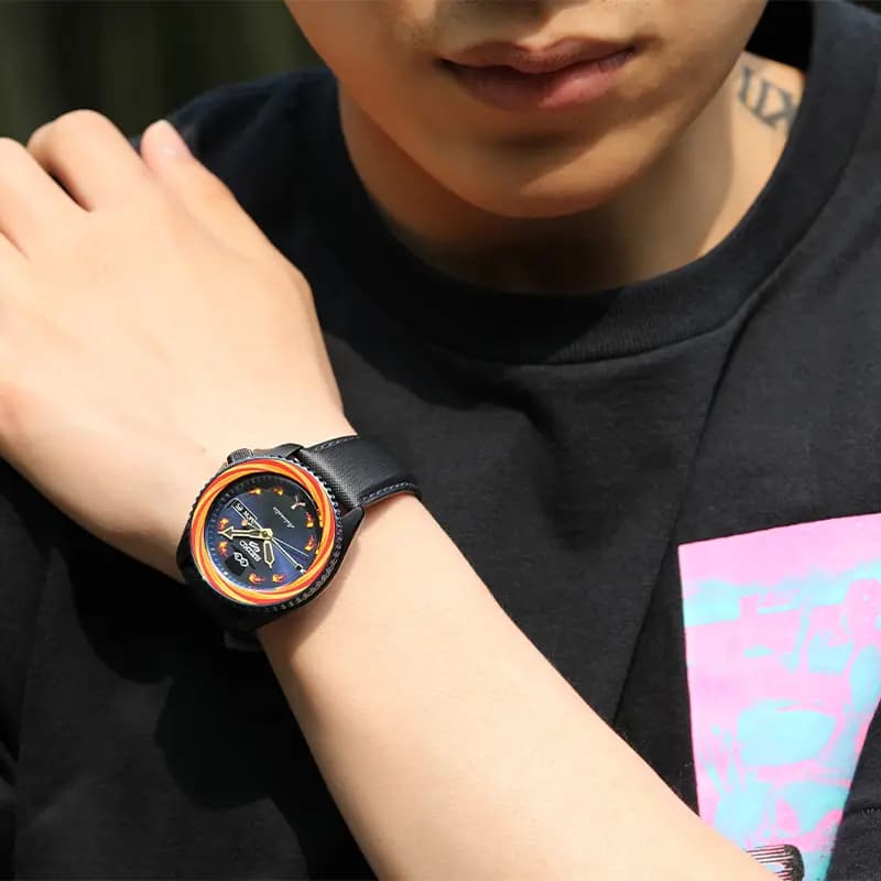 SEIKO 5 One Piece Mechanical Saat Kişi Mavi SRPH05K1 10