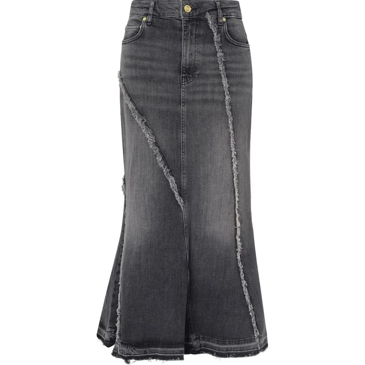 GANNI Washed Denim Ətək