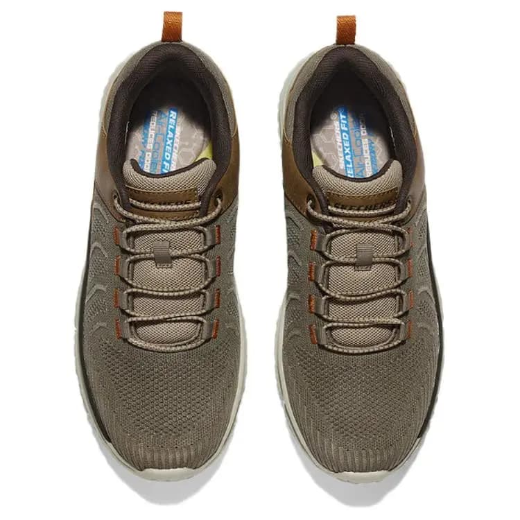 Skechers SKECHERS MENS USA Kişi Gündəlik Ayaqqabısı Taupe 4