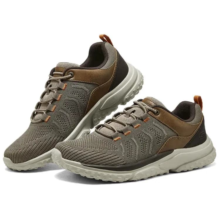 Skechers SKECHERS MENS USA Kişi Gündəlik Ayaqqabısı Taupe 3
