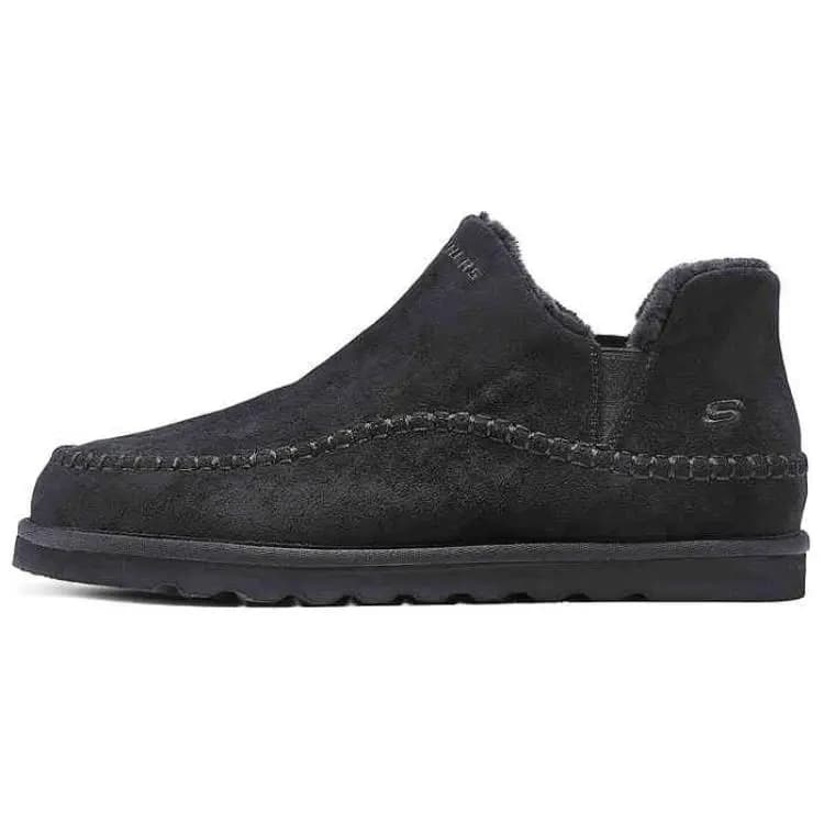 Skechers SKECHERS MENS USA Ankle-Length Snow Boots Kişi Qara