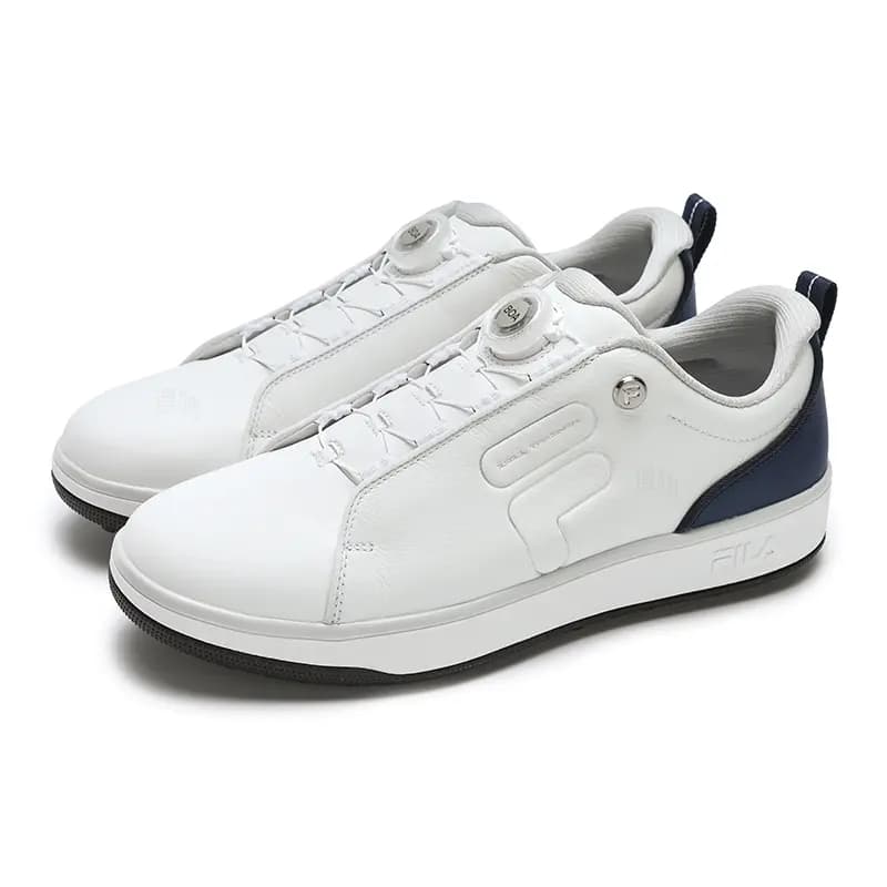 FILA GF 1911 Trainer Comfortable Simple Wear-Resistant Low-Top Golf Shoes Men's White 3