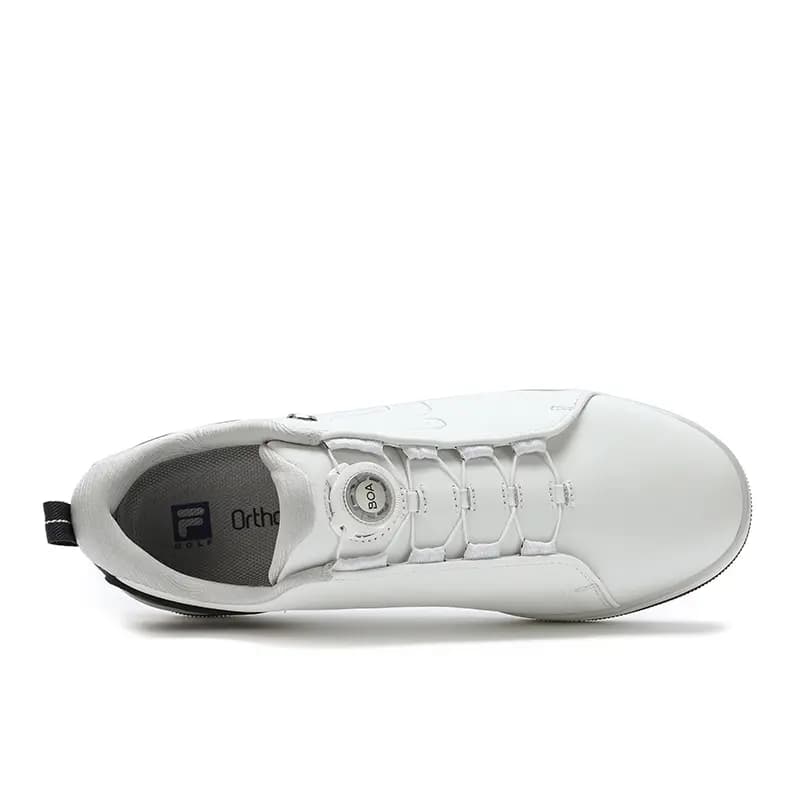FILA GF 1911 Trainer Comfortable Simple Wear-Resistant Low-Top Golf Shoes Men's White 4