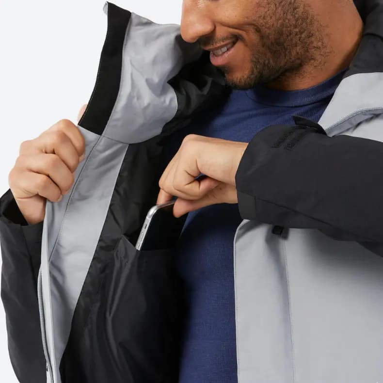DECATHLON Ski Tops Kişi Qara/Boz 4