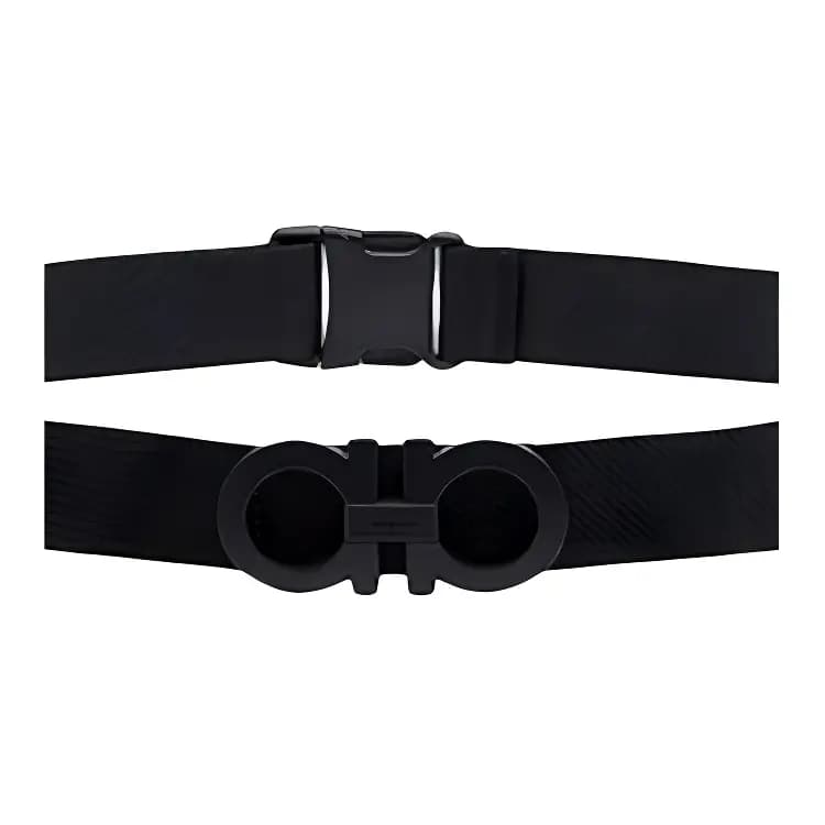 FERRAGAMO Calfskin Bag Shoulder Strap Kişi Qara 3