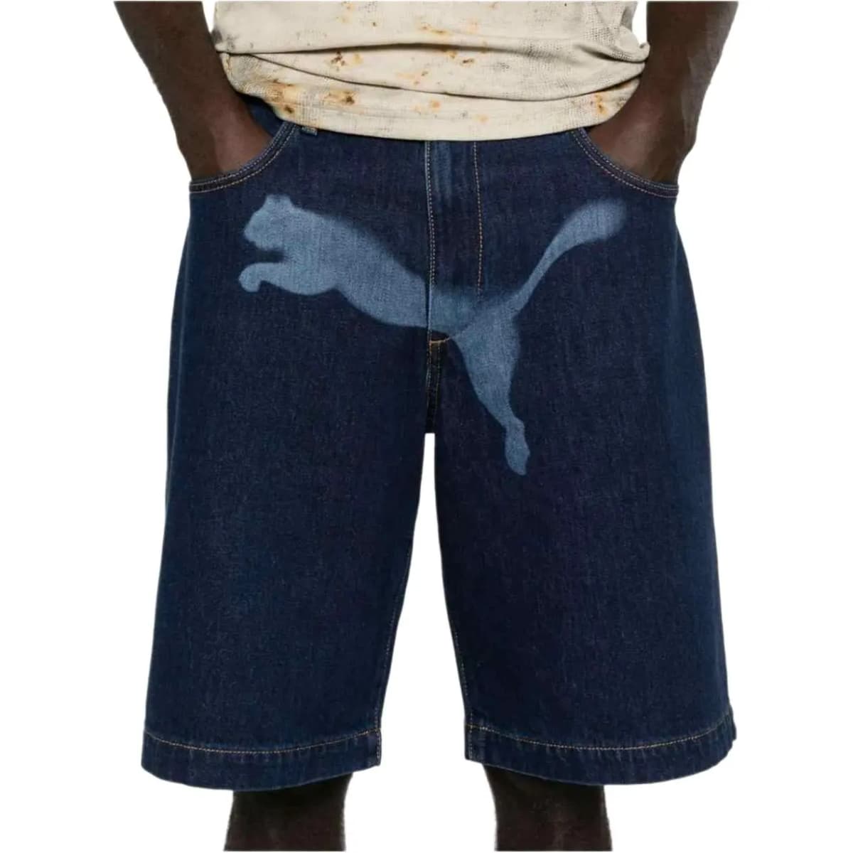 PUMA A$AP Rocky X PUMA Kişi Denim Şort 3