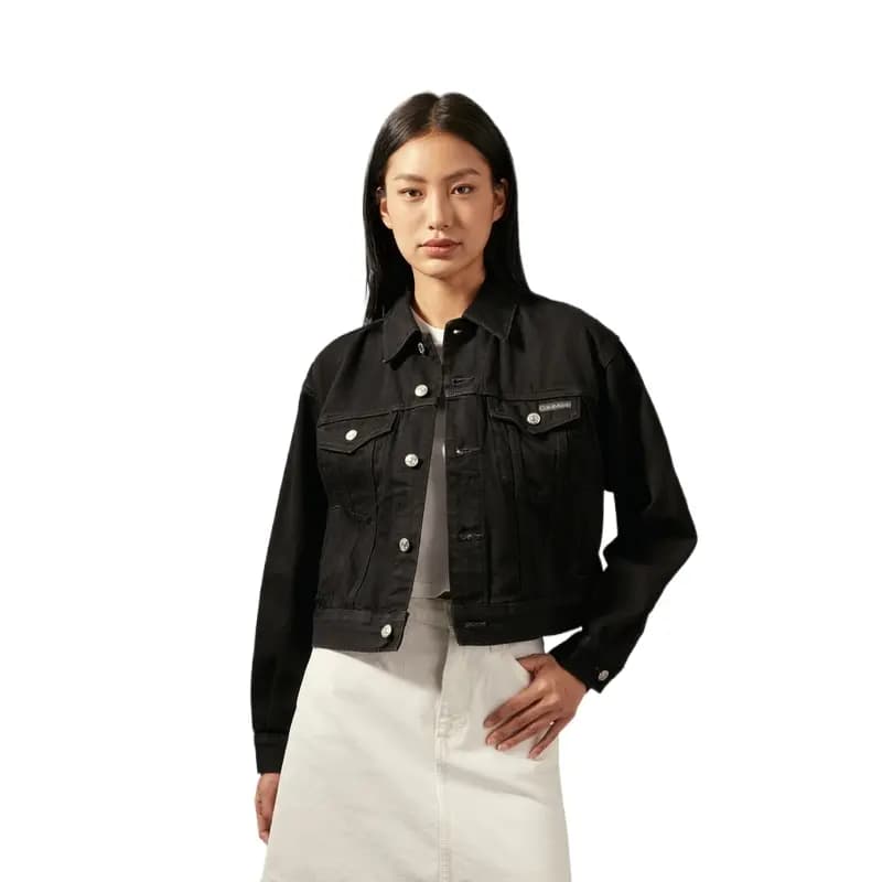 CALVIN KLEIN Qadın Cins Gödəkçəsi Qara 4