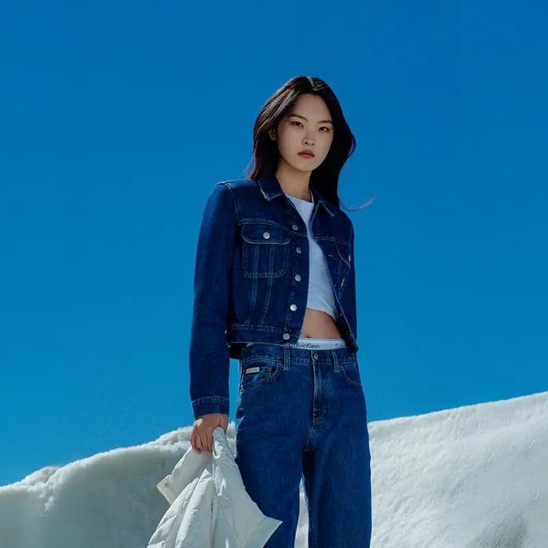CALVIN KLEIN Qadın Cins Gödəkçəsi Mavi 3