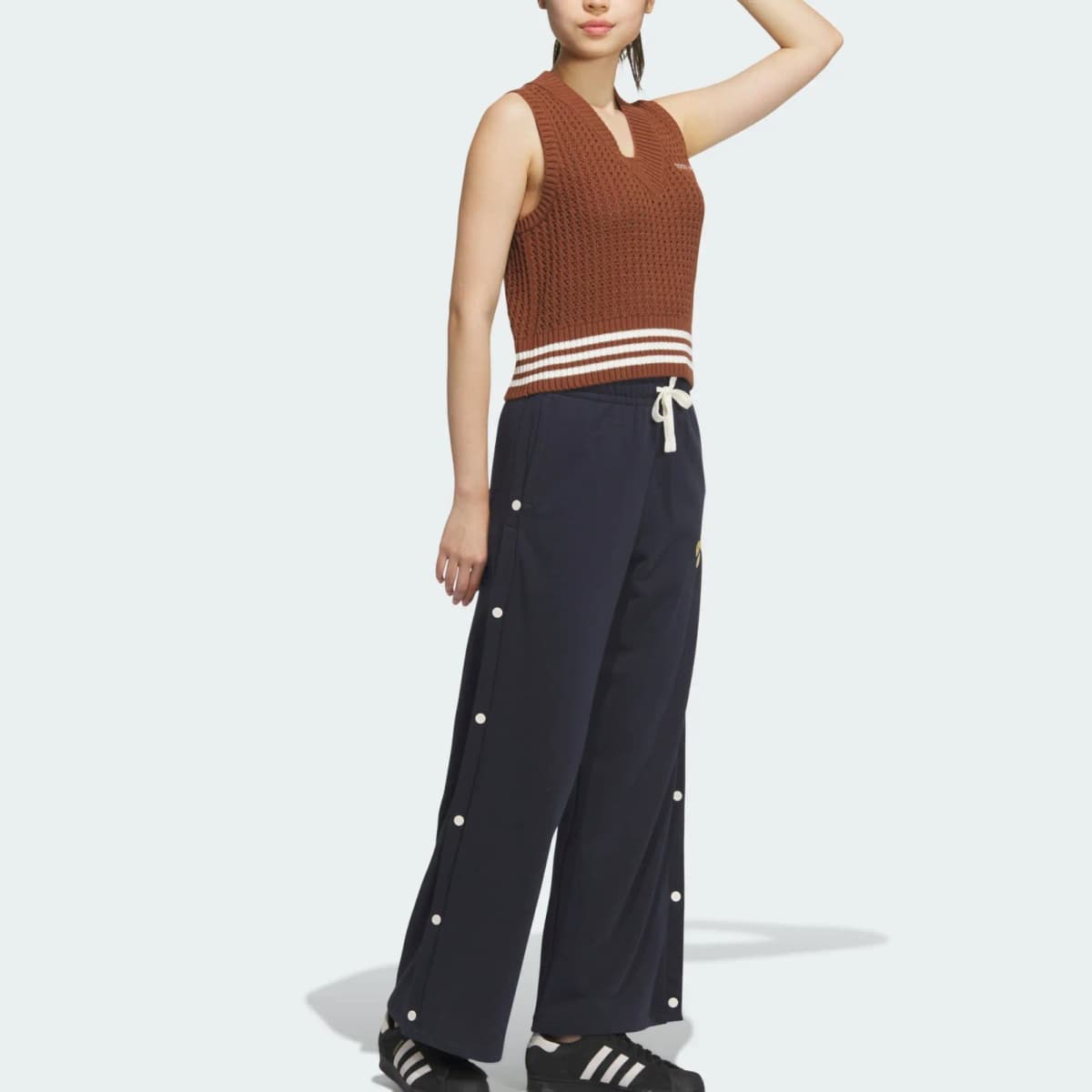 Adidas Originals Qadın Jileti Tünd Qəhvəyi 4