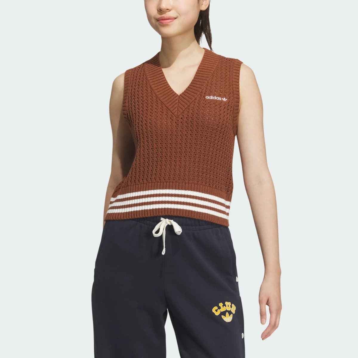 Adidas Originals Qadın Jileti Tünd Qəhvəyi 3