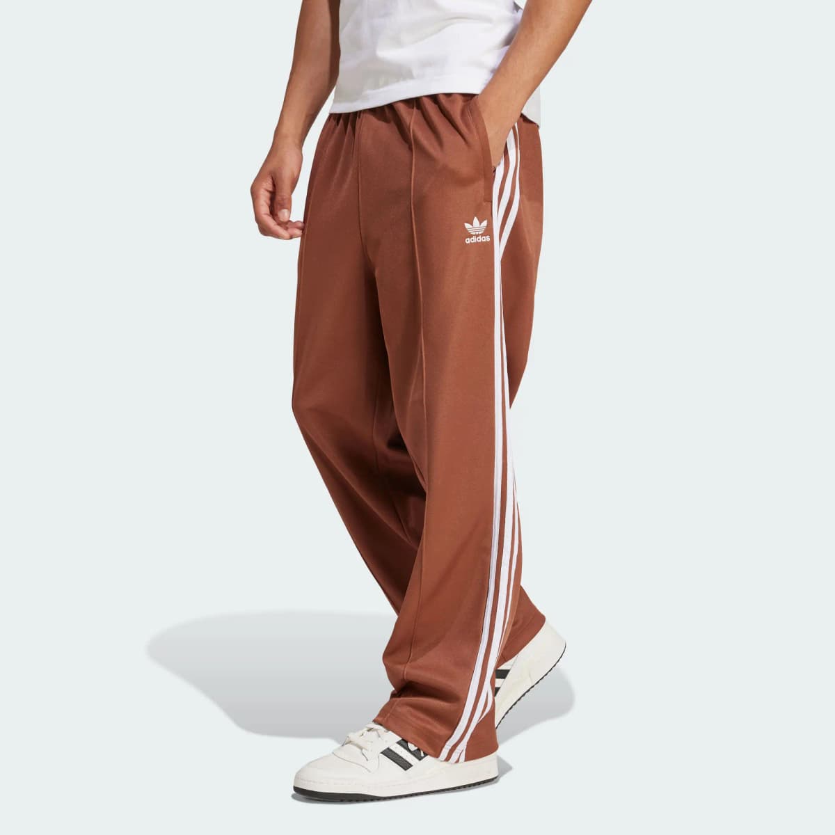 adidas Originals ADICOLOR Firebird FW24 Kişi İdman Şalvarı Tünd Qəhvəyi 4