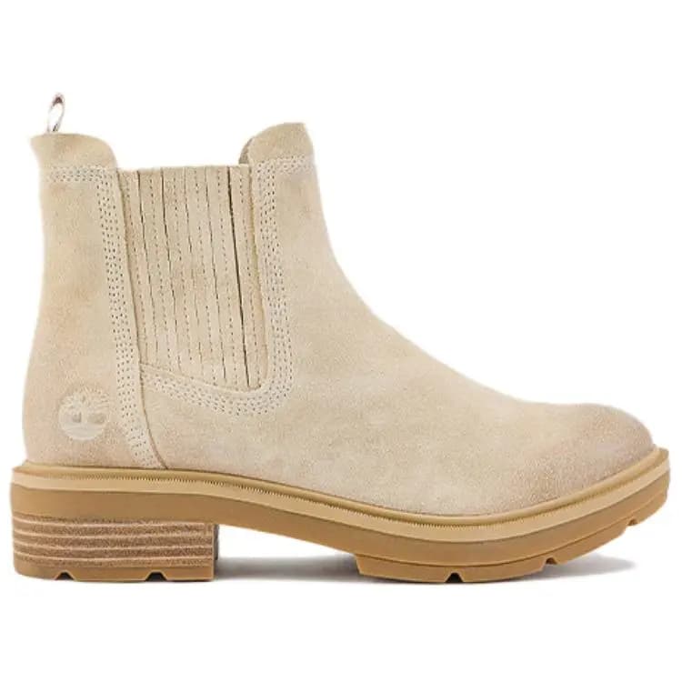 Timberland Chelsea Çəkmə Qadın Açıq Bej 2
