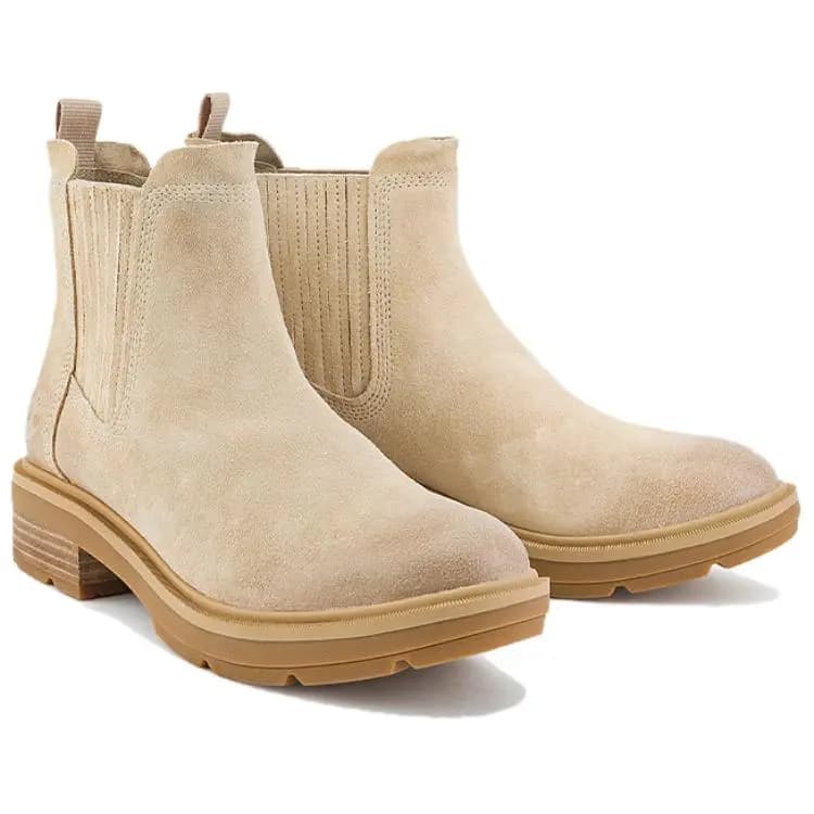 Timberland Chelsea Çəkmə Qadın Açıq Bej 3